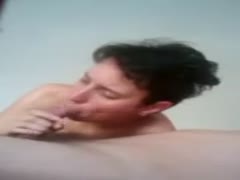 My dick is always engulfed the way I want it to be by this jock-crazed lady.